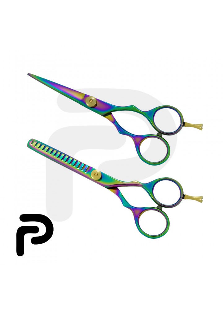 Pro Barber Scissor Set Plasma Coated